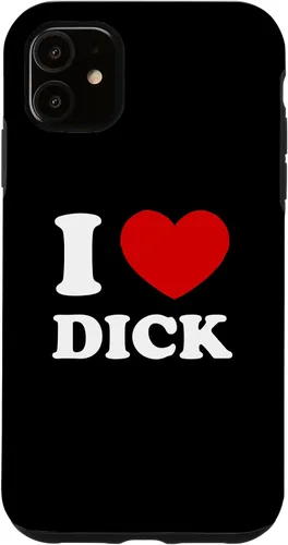 Vista 8 de I Love Dick I Heart Dick Funny First Name Dick Case for iPhone 17