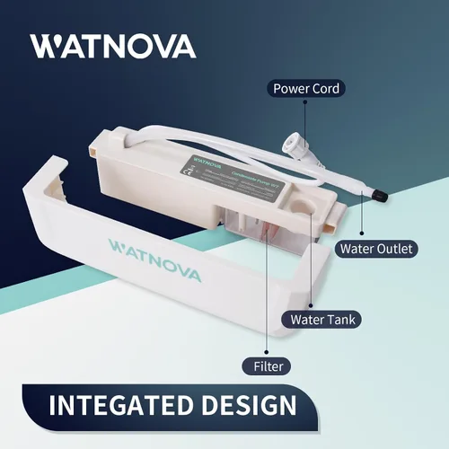 Vista 6 de WATNOVA Bomba de condensado HVAC, 100/240V, interruptor de seguridad automático, eliminación de condensado de CA para aire acondicionado