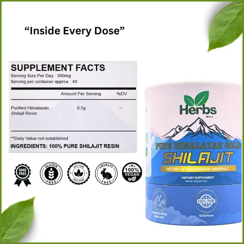 Vista 6 de Resina Shilajit orgánica natural del Himalaya de alta calidad Embalado con más de 85 minerales esenciales para un impulso de energía natural