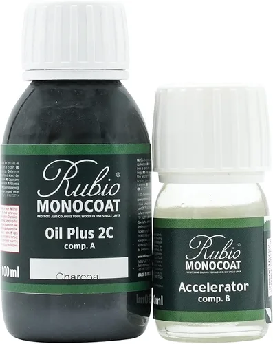 Vista 69 de Rubio Monocoat Tinte y acabado para madera de 650 pies cuadrados - Niebla 5% Oil Plus 2C Aceite de linaza ecológico de secado rápido