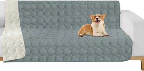 Vista 44 de ZNSAYOTX Mantas acogedoras definitivas (30 x 53 pulgadas), manta 100% impermeable para sofá para mascotas de perro, protector de sofá de cama