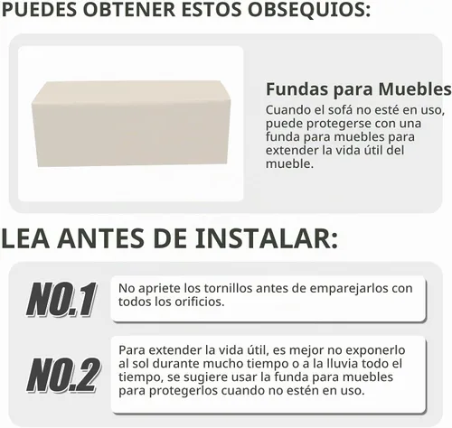 Vista 7 de WAROOM Sofá de patio de mimbre PE para exteriores, sofá de 3 asientos, juego de muebles de ratán marrón, asientos profundos con cojín gris