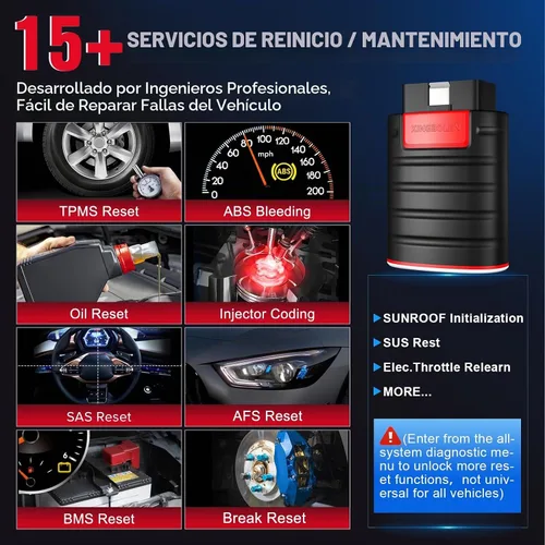 Vista 2 de KINGBOLEN Ediag OBD2 escáner Bluetooth, herramienta de escaneo bidireccional del sistema completo All Software 1 Year Update For iOS & Android