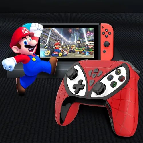 Vista 2 de Switch Controllers, Wireless Controller for Nintendo SwitchLiteOLED Controller with a Mouse Touch Feeling on Back Buttons, Extra Switch Pro