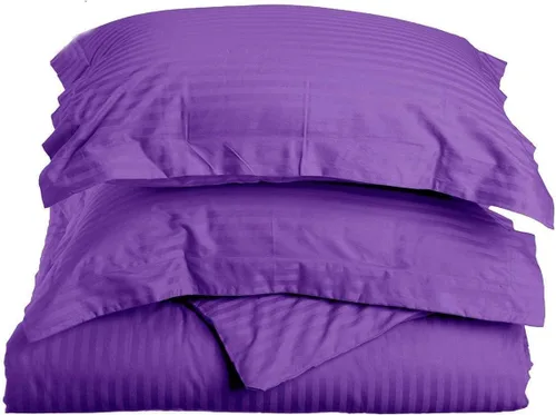 Vista 25 de LaxLinen Juego de funda de edredón de 3 piezas (1 funda de edredón con 2 fundas de almohada) 100% algodón de calidad suave, con cierre