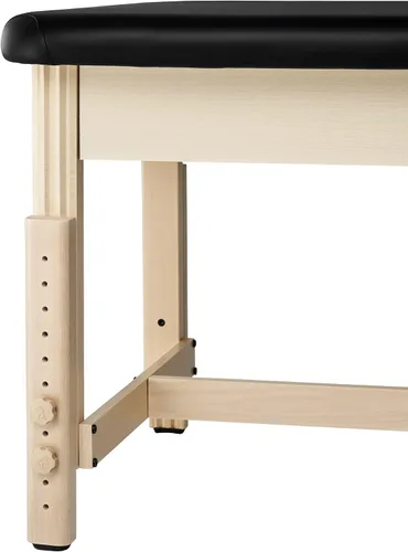 Vista 6 de Master Massage Harvey - Mesa de tratamiento estacionario de tratamiento - Mesa de masaje de terapia de madera maciza para profesionales Negro