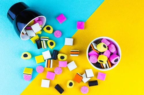 Vista 4 de Fruidles Gomitas de Regaliz Allsorts de Estilo Inglés, Dulces Allsorts, Sin OGM (1 Libra)