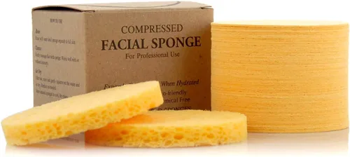 Vista 10 de Appearus Esponjas faciales de celulosa natural, paquete de 50 (comprimidas), almohadillas profesionales de esponja facial para spa, para limpieza