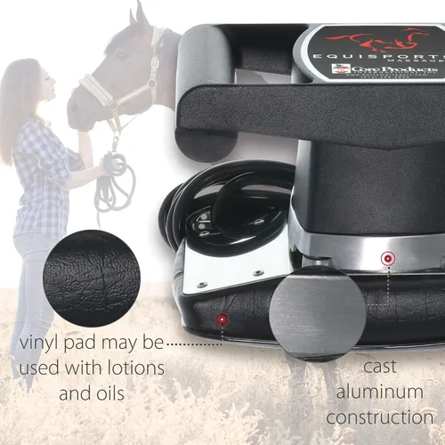 Vista 7 de Core Products Equisports Masajeador de velocidad variable calmante para tejido profundo para caballos y equinos