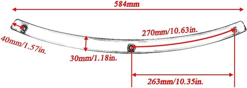 Vista 4 de Carenado de acero cromado para parabrisas de motocicleta Harley Electra Street Glide Touring 1996-2013