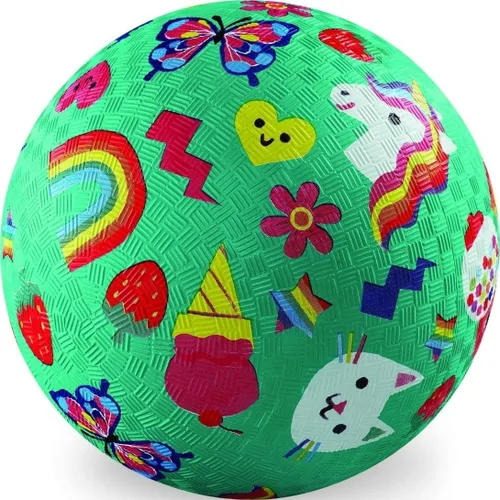 Vista 25 de Crocodile Creek Pelota de Patio de Juegos – Pelota de goma duradera para niños de 3 años en adelante – Pelota inflable que rebota para kickball