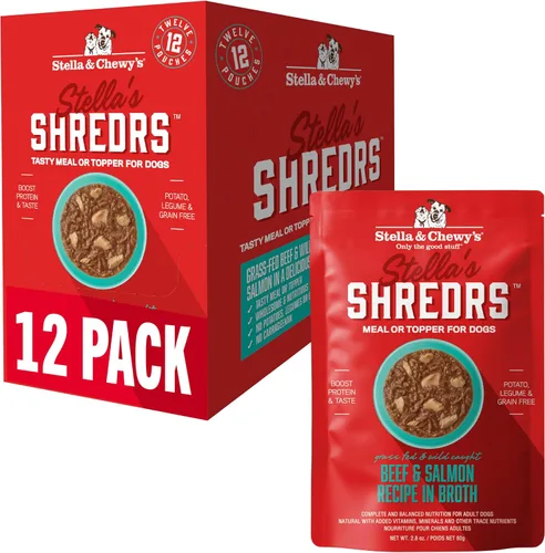 Vista 18 de Stella & Chewy's Tiras de Carne de Res Alimentada con Pasto y Pollo - Bolsas de Comida Premium para Perros - Perfectas Para Comedores Exigentes