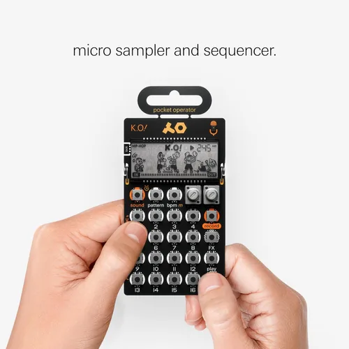 Vista 9 de teenage engineering pocket operator PO-33 K.O.! micro muestreador y máquina de tambor con micrófono incorporado, secuenciador y efectos