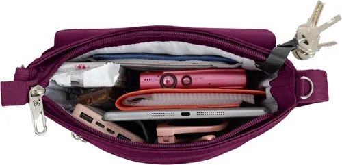 Vista 25 de Travelon Mini bolso de hombro clásico antirrobo