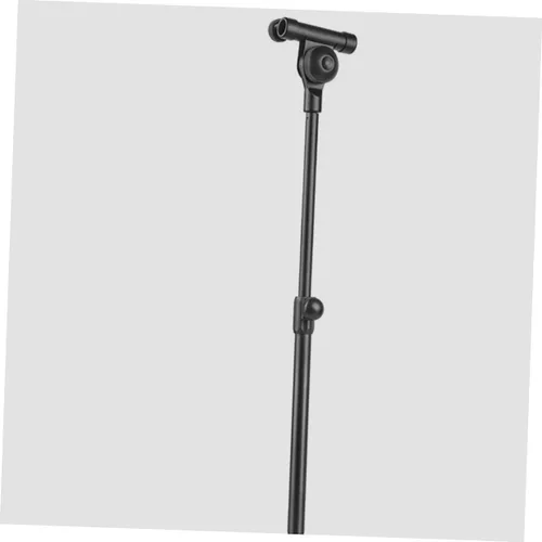 Vista 6 de Luxshiny Poste de micrófono telescópico con adaptador de cabeza de tornillo, micrófono de construcción de metal, brazo de pluma para estudios