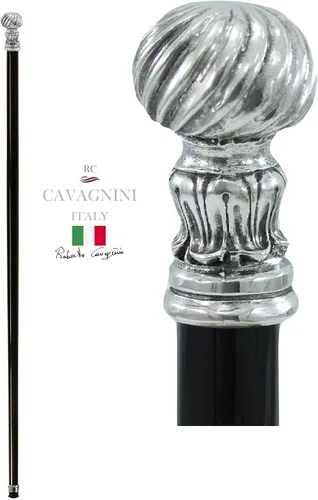 Vista 3 de Italy - Bastón personalizado exclusivo – Elegante bastón de madera con mango de metal equilibrado