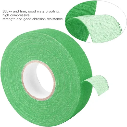 Vista 4 de Cyrank Hockey Protective Tape, Waterproof Hockey Grip Tape Tennis Badminton Racket Overgrip Hockey Stick Tape for Badminton Grip(Green)