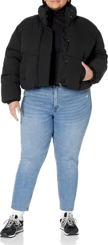Vista 7 de Tienda Essentials Women's Crop Puffer Jacket (Available in Plus Size)