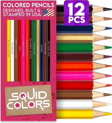 Vista 15 de Juego de lápices de colores inspirados en Grey's Anatomy para adultos, 12 lápices de dibujo con nombres estampados de aluminio, regalos de anatomía