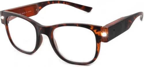 Vista 8 de SKYWAY Gafas de Lectura con Luz Recargables, Lectores LED Brillantes con Luces, Lentes de Visión Clara, Unisex