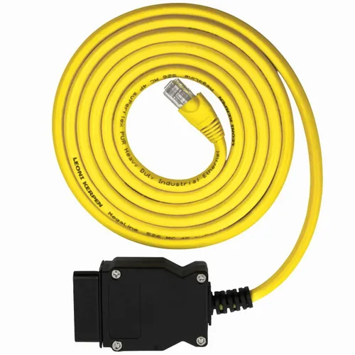 Vista 18 de cable de escaneo de diagnóstico OBD2 de 16 pines a 38 pines compatible con camiones Iveco