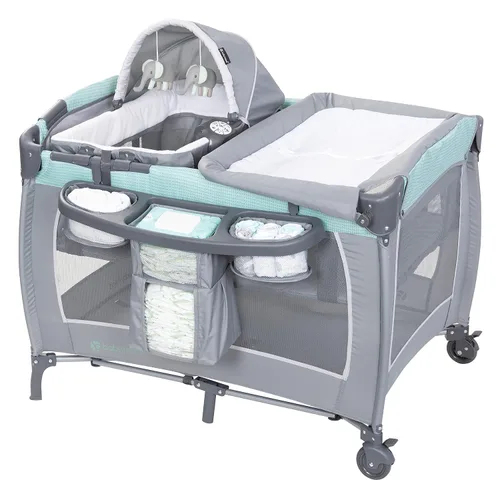 Vista 19 de Baby Trend Centro de guardería Deluxe II, Misty Grey