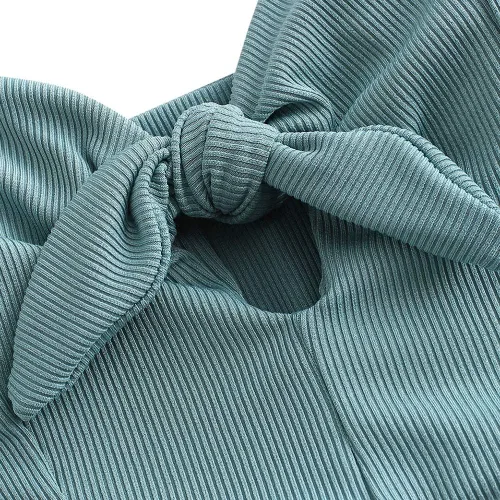 Vista 3 de ZAFUL Traje de baño de dos piezas con tirantes extraíbles, acolchado de cintura alta