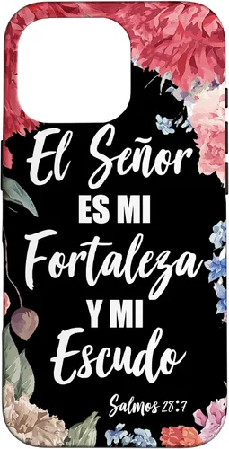 Vista 20 de El Señor ES Mi Fortaleza - Funda con versículo bíblico cristiano español para iPhone 17