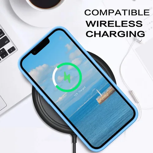 Vista 4 de BENTOBEN Funda para iPhone 13 Pro, silicona suave, goma de gel, forro de microfibra, parte trasera dura, a prueba de golpes, funda protectora