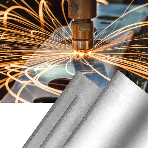Vista 7 de Hoja de aluminio 6061, 5 x 5 x 1/4 pulgadas de espesor, Panel plano plano de placa de aluminio, Placa de aluminio de metal resistente 0.236 in