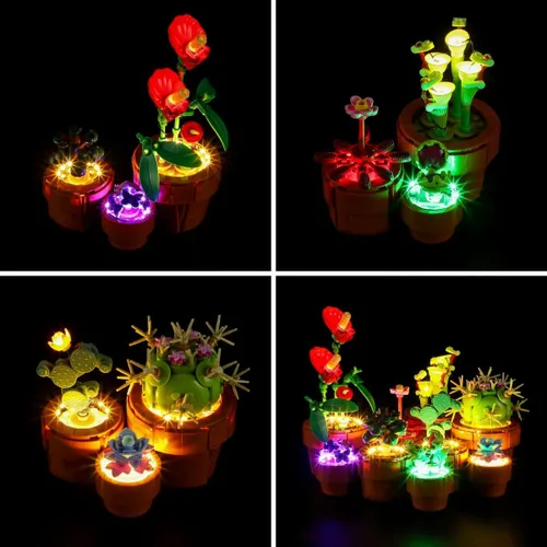Vista 4 de LIGHTAILING Luz para Lego- 10329 Tiny-Plants - Kit de iluminación LED compatible con el modelo de bloques de construcción Lego - NO incluido