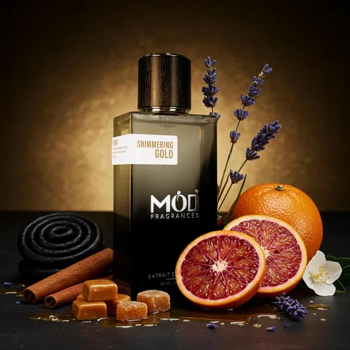 Vista 7 de Fragancias Mod Perfume De Oro Brillante Para Las Mujeres Fragancia Floral Larga Duración Extrait De Parfum 1.7 fl oz