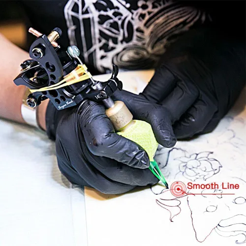 Vista 5 de Kit de tatuaje completo: 2 pistolas y 10 tintas de color con fuente de alimentación