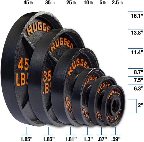 Vista 7 de Rugged Strength & Fitness Power Rack (Y100P3) con accesorio Lat - Juego de pesas de 300 libras incluido, ideal para entrenamiento de fuerza