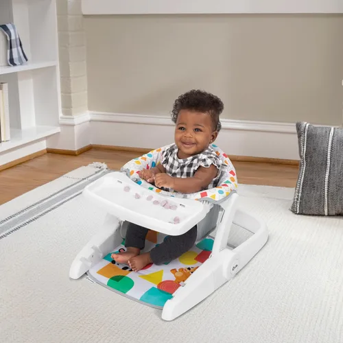 Vista 6 de Baby Einstein 4 en 1 Kickin' Tunes - Asiento de piso para aprender a sentarse música e idioma, con 2 posiciones y piano desmontable, a partir de 4