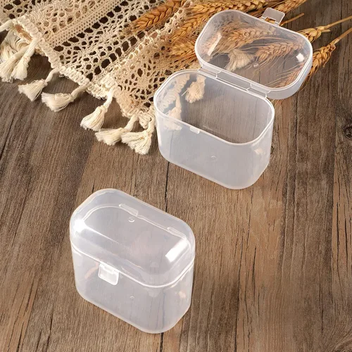 Vista 6 de Accmor Contenedor para chupete - 2 fundas para chupete para viajes, sin BPA, transparente