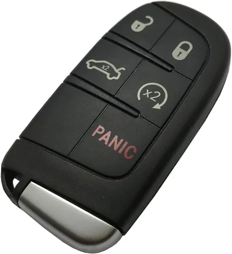 Vista 4 de J-ACCES - Funda para llavero para Jeep Grand Cherokee Dodge Challenger Charger Dart Durango Journey Chrysler 300