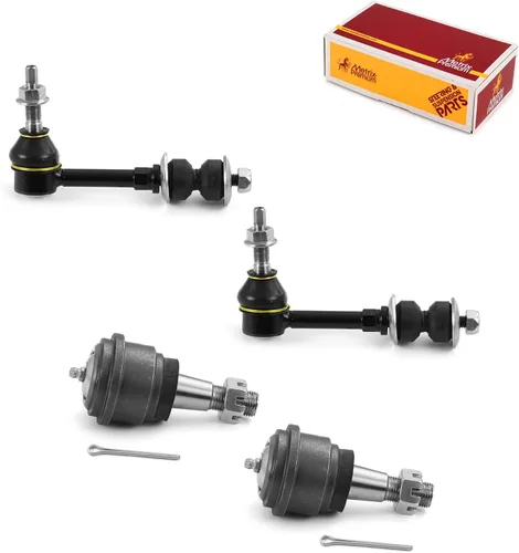 Vista 278 de Metrix Premium Chassis Parts - Juego de 4 piezas de articulación de rótula superior y barra estabilizadora delantera para Ford Ranger RWD 1998-2011