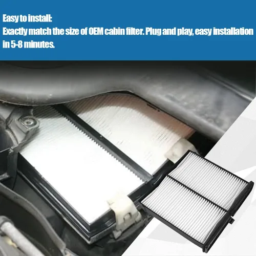 Vista 4 de Paquete de 2 filtros de aire de cabina para Mazda 3 2019-2022 CX-30 BDTS-61-J6X BDTS61J6X