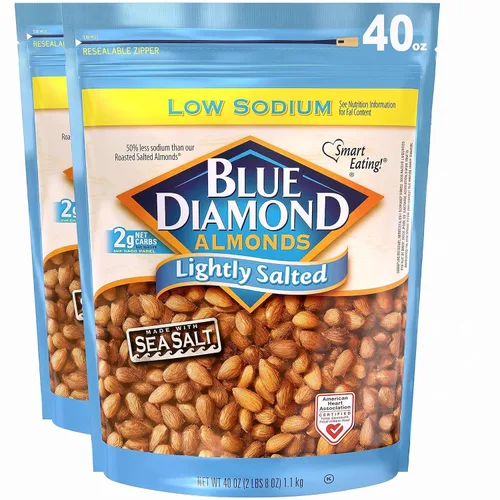 Vista 12 de Blue Diamond Almonds, Nueces de chocolate oscuro y almendra, bolsa de 40 onzas (paquete de 1)