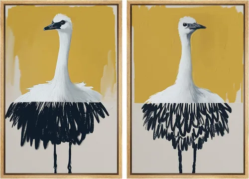 Vista 78 de SIGNWIN Lienzo enmarcado para pared, ilustraciones abstractas texturizadas en tonos beige terrosos, arte moderno, decorativo, contemporáneo