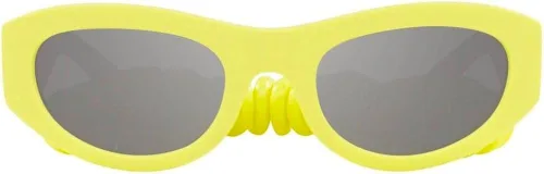 Vista 2 de Dolce & Gabbana DG 6174 - Gafas de sol unisex de goma amarillagris claro 5423145, 33400 G