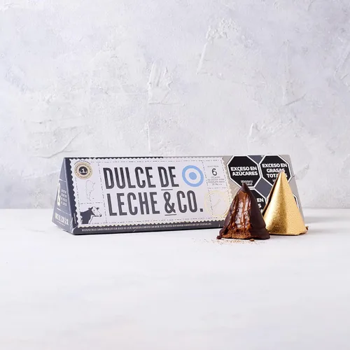 Vista 6 de Dulce de Leche & CO. Galletas Conitos Chocolate Oscuro y Dulce de Leche de Argentina, caja con 6
