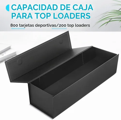 Vista 11 de Vowcarol Caja de almacenamiento para tarjetas coleccionables, caja de almacenamiento de carga superior, caja de pasatiempos para 800 tarjetas, 1