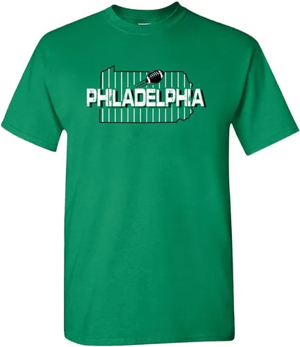 Vista 41 de Xtreme Apparrel Camiseta para hombre Team Field Map para aficionados al fútbol Dallas - Camisa azul marino