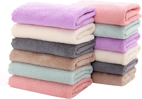 Vista 8 de Paquete de 12 paños para bebé, extra absorbentes y suaves, para recién nacidos, bebés y niños pequeños, adecuados para la piel del bebé y recién
