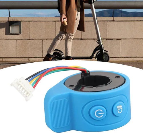 Vista 2 de Dilwe Acelerador de pulgar para scooter eléctrico, acelerador de pulgar sensible, control de velocidad, acelerador de dedo para scooter eléctrico