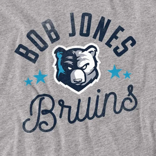 Vista 2 de Bob Jones University - Camiseta oficial de los Bruins para niños y niñas