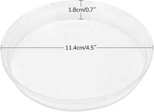 Vista 3 de Beasea - Vasos de aluminio con tapas, 8 onzas, paquete de 100 moldes desechables de 3.9 pulgadas, para hornear ramekin, taza de soufflé rosa