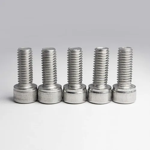 Vista 3 de M4 x 6mm Tornillos de cabeza hexagonal con casquillo de acero inoxidable 304, pernos métricos de máquina con rosca hexagonal, accionamiento Allen